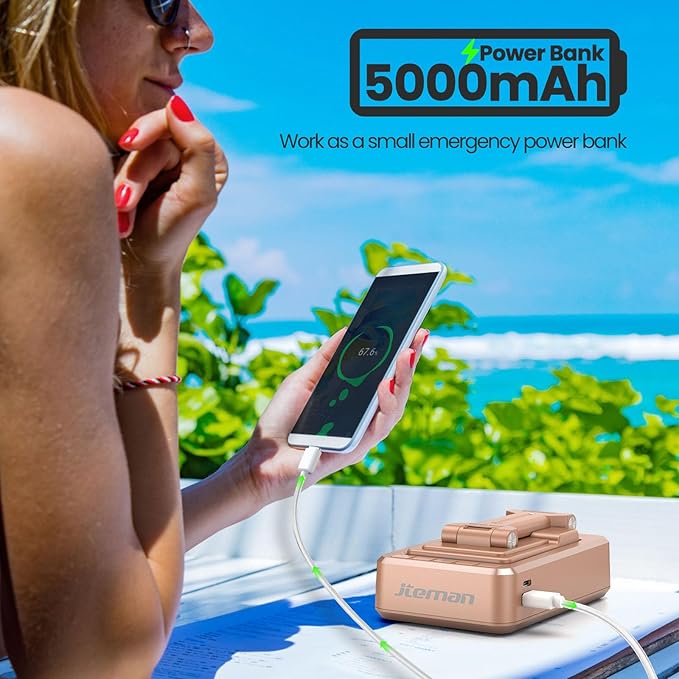JTEMAN Cell Phone Stand with Bluetooth Speaker and Charging Function, Birthday - Image 3