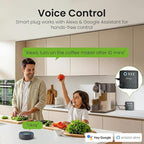 GHome Smart Power Strip with 3 WiFi Outlets & 3 USB, Alexa & Google Home - Image 2