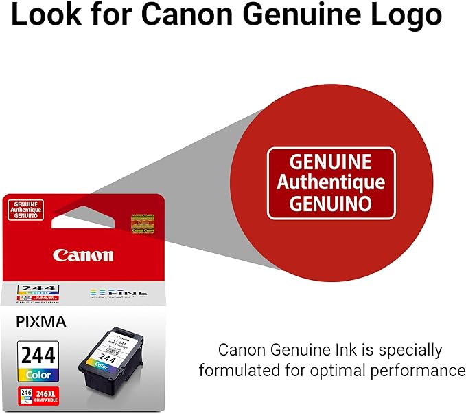 Canon CL-244 Genuine Color Ink Cartridge, Compatible - Image 4