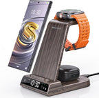 Wireless Charger for Samsung Charging Station, 3 in 1 Android Phone Charger for by NeotrixQI