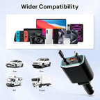 iPhone Car Charger, 4 in 1 Retractable Fast Car Phone Charger Adapter 131W - Image 7