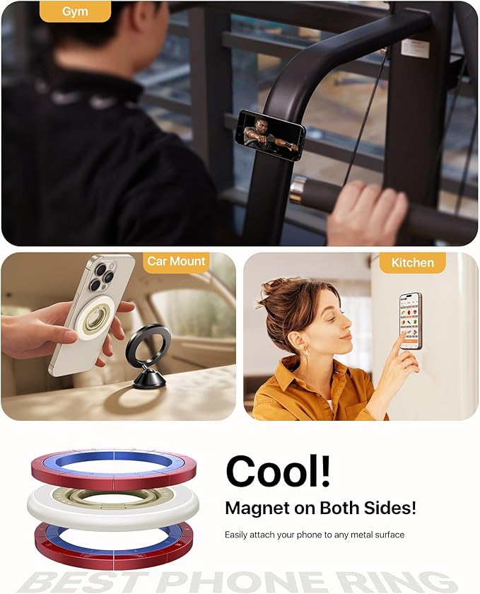 andobil Double-sided Magnetic Phone Grip - Image 4