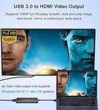 USB 3.0 to HDMI Adapter, USB 3.0 Hub - Image 3