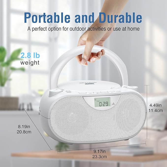 Nextron Portable CD Player Bluetooth Boombox - Image 9