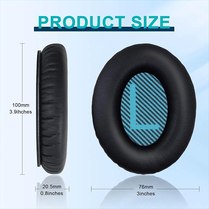 Replacement Earpads Cushions for Bose QuietComfort 35 & Quiet Comfort 35 II - Image 2