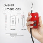 6ft Python Cable Lock for Bike, Electric Scooter, Trail Camera, 4 Digit - Image 5