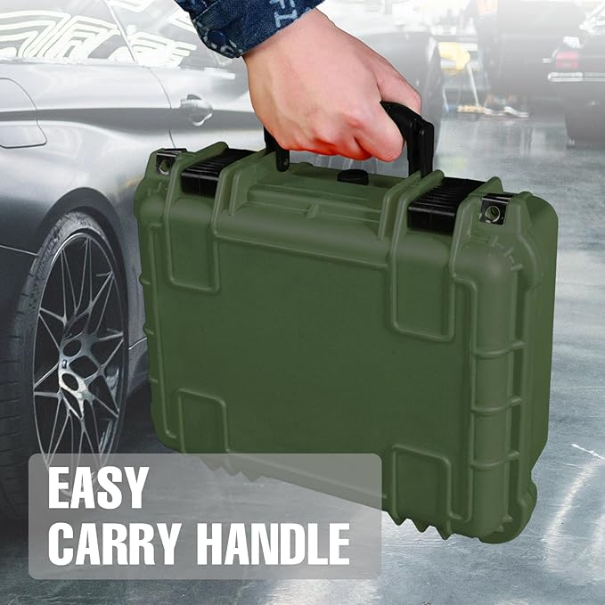 14x 11.5x 6.5 Inch Hard Case, Portable Weather Waterproof Protective Camera Case - Image 6
