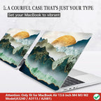 CISSOOK Mountain Case for MacBook Air 13.6 inch 2025 2024 2022 Release Model - Image 3