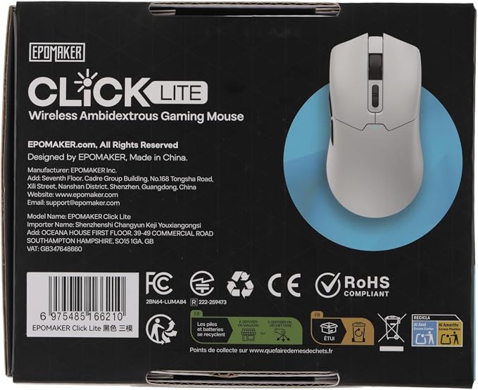 EPOMAKER Click Lite Wireless Gaming Mouse, 800 to 12, 000 DPI Adjustable - Image 8