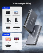 HDMI Switch 5 in 1 Out 4K@60Hz, GANA HDMI Splitter Switcher - Image 7