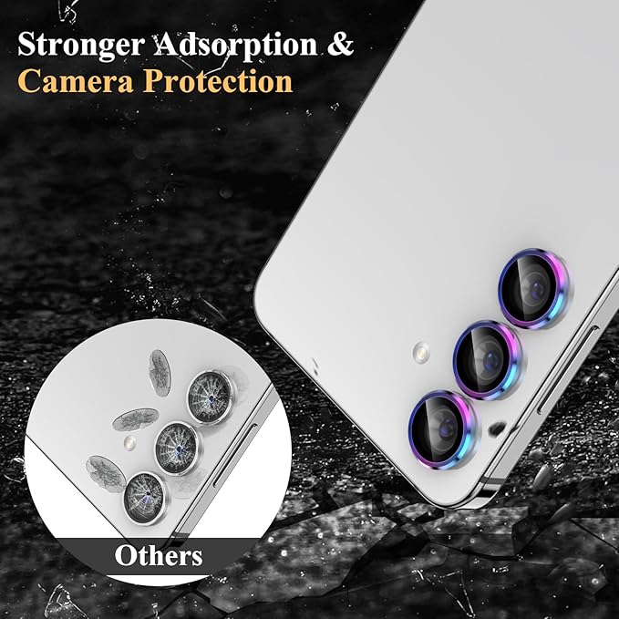 YWXTW Camera Lens Protector for Samsung Galaxy S24 Plus Accessories, 9H - Image 4