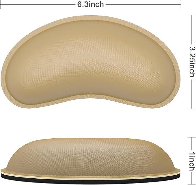 Dapesuom Mouse Wrist Rest, Ergonomic Memory Foam Mouse Wrist - Image 6