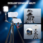 NEEWER LITETRIP LT07 61" Aluminum Travel Camera Tripod, Portable Stand - Image 5