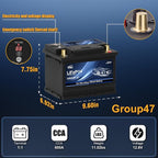 TPE Car Start-Stop Lithium Battery BCI Group47 LiFePO4 Lithium-ion Car Battery - Image 2