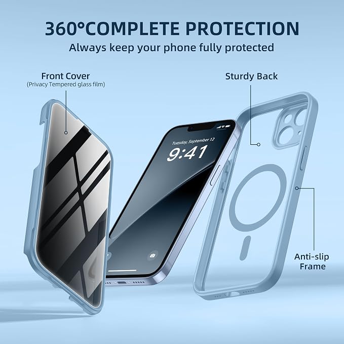 BERFY Magnetic for iPhone 14 Case, Compatible - Image 8
