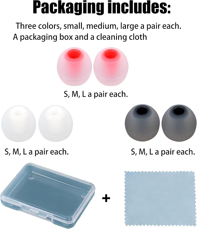 Silicone Replacement Earbud Tips - Image 7