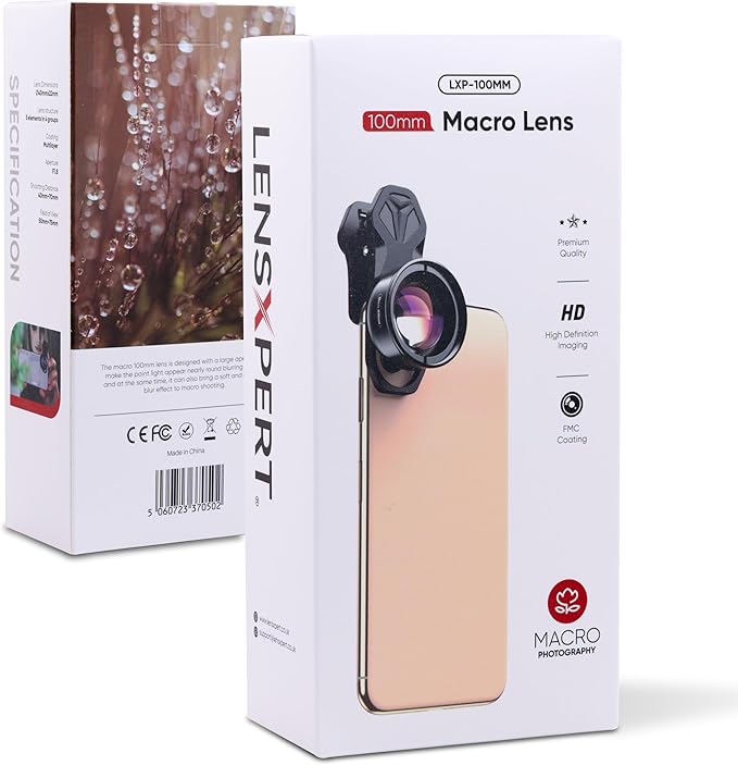LensXpert® Professional Smartphone 100MM Macro Lens by Unknown