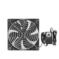 12V 120mmx25mm 4.72inch Small Dual Ball Bearing Window Fan IP44 Moisture-Proof by PANO-MOUNTS