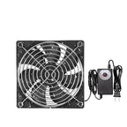 12V 120mmx25mm 4.72inch Small Dual Ball Bearing Window Fan IP44 Moisture-Proof by PANO-MOUNTS