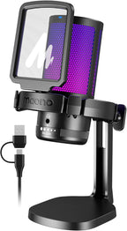 MAONO USB Gaming Microphone for PC, Noise Cancellation Condenser Mic by MAONO