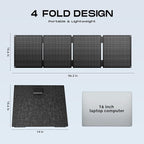 MARBERO 100W Portable Solar Panel 100 Watt 20V Foldable Solar Panel Charger - Image 8