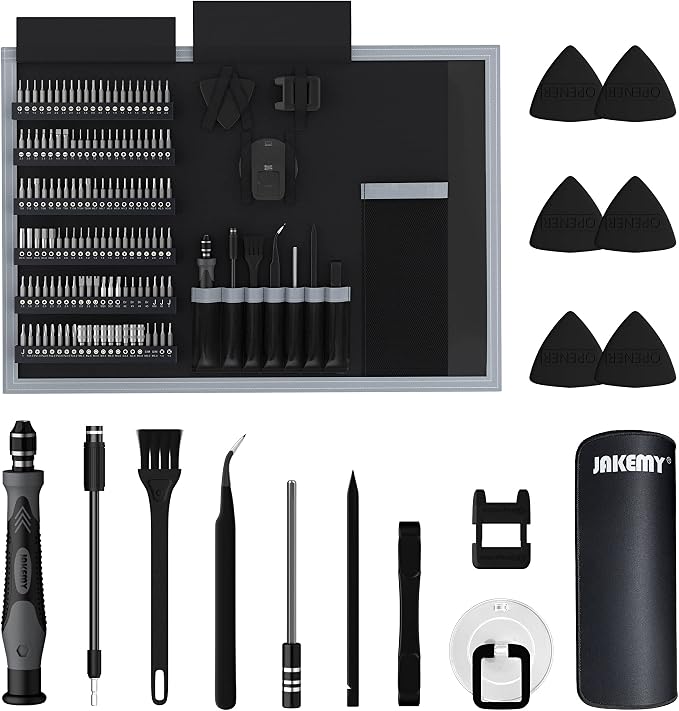 Precision Screwdriver Set, JAKEMY 142 in 1 Professional Electronics Repair Tool by JAKEMY