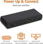 Amazon Basics Thunderbolt4/USB4 Pro Docking Station, 3xUSB A 3.1, Dual Display - Image 3