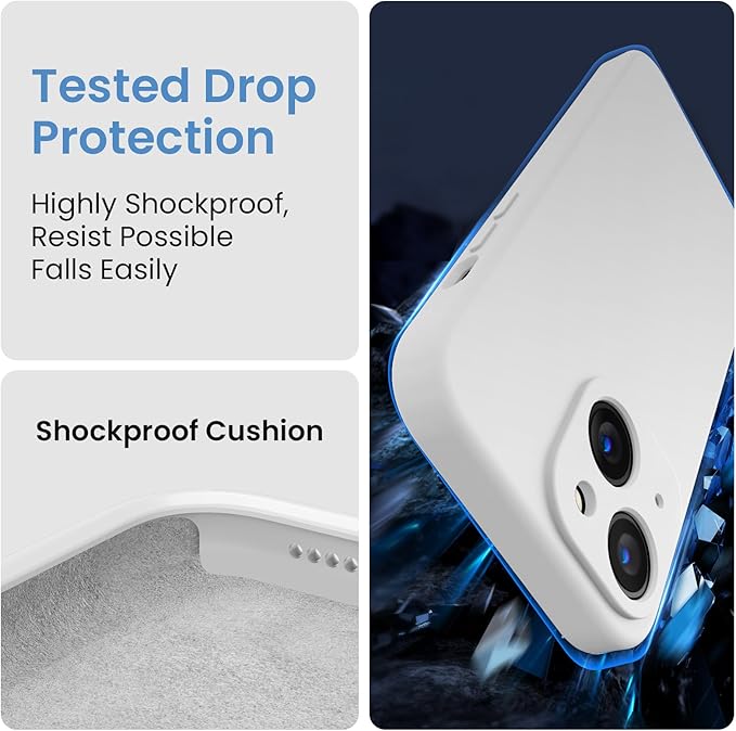 FireNova Designed for iPhone 15 Plus Case, Silicone Case with, Soft - Image 4
