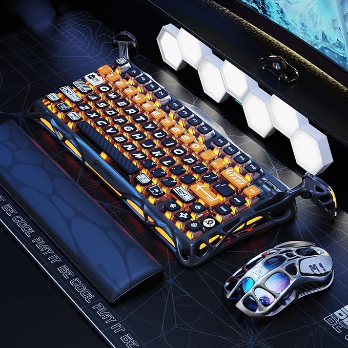 GravaStar Mercury K1 Pro Wireless Mechanical Gaming Keyboard, 75% Layout RGB - Image 3