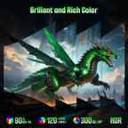 SANSUI 27 Inch Curved 240Hz Gaming Monitor, 2K WQHD 1500R Curved Computer - Image 8