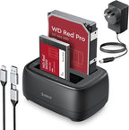 ORICO USB Type C to SATA 2 Bay Hard Drive Docking Station Duplicator/Cloner by PioneerDataSolutionPowerYourFuture