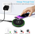 Samsung Wireless Charger Android Charger Fast Charging Pad Wireless Phone - Image 7