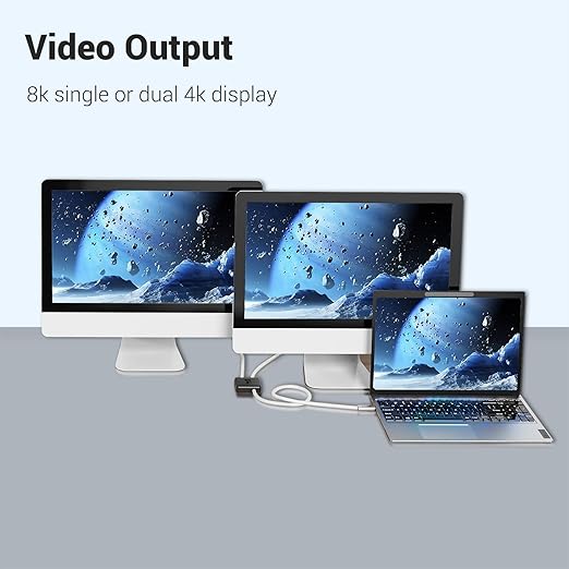 6 inch Short USB4 Cable 2 Packs, 240W USB C to USB C Cable Fast Charging - Image 3