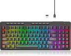 Redragon K517 Pro Wireless Gaming Keyboard, RGB Backlit, Tri-Mode - Image 9