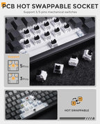 DAREU EK98PRO Wireless Mechanical Keyboard, Gasket Hot Swappable Custom - Image 4
