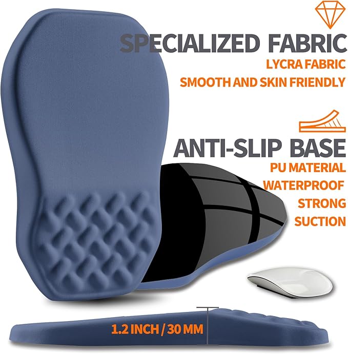Ergonomic Slope Mouse Pad Wrist Support, Wrist Rest Mousepad - Image 6