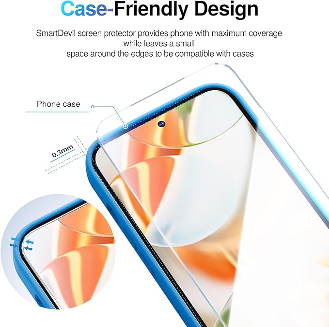SMARTDEVIL [3+1 Pack Screen Protector - Image 8