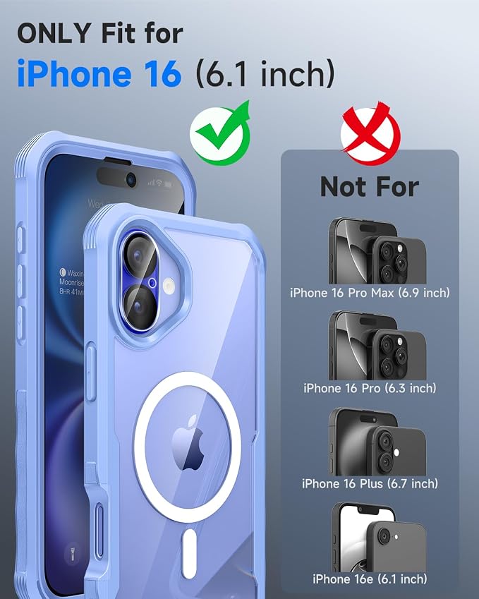 seacosmo for iPhone 16 Case, Full Body Bumper - Image 5