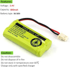 BT183342/BT283342 2.4V 800mAh Ni-MH Battery Compatible - Image 2