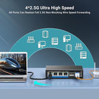 6 Ports 2.5Gb Unmanaged Ethernet Switch - Image 6