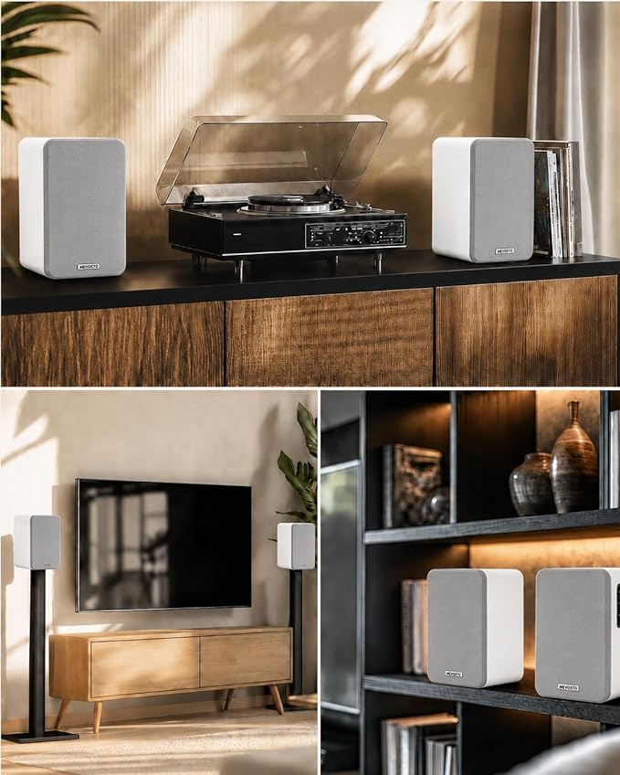 Active Bookshelf Speakers 36W RMS - Image 6