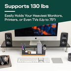 The Original Bamboo Dual Monitor Stand - Image 3