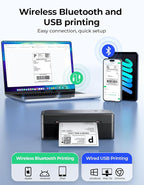 SVANTTO Y42BT Bluetooth Thermal Label Printer, 4x6 Shipping Label Printer - Image 2
