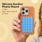 Silicone Phone Sticky Grip, Suction Phone Case Mount - Image 2