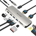USB C Docking Station USB C to Dual HDMI Adapter USB C Hub Dual Monitor by WAVLINK%C2%AE
