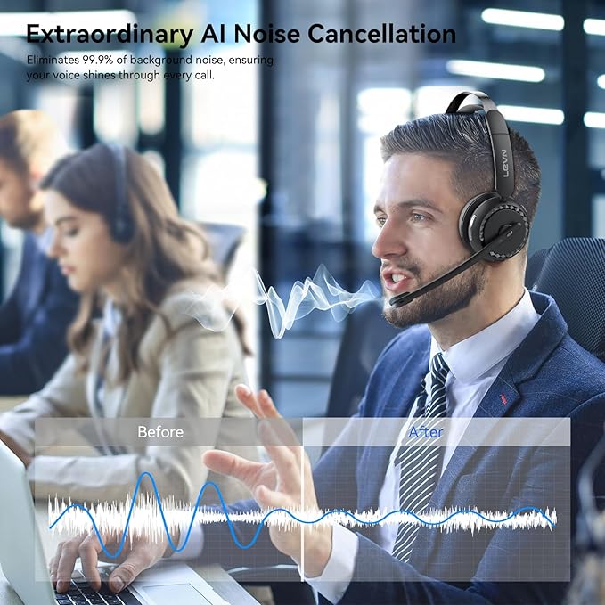 LEVN Wireless Headset, Wireless Headset - Image 2