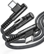 AINOPE Right Angle USB Type C Cable 3.1A Fast Charging USB to USB C Cable by AINOPE10yearsforphoneaccessories