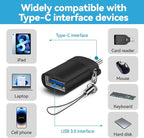 USB C to USB Adapter 4 Pack, USBC Male to USB A 3.0 Female OTG Adapter - Image 6