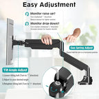 MOUNT PRO Single Monitor Mount for Max 43 Inch Ultrawide Computer Screen - Image 3