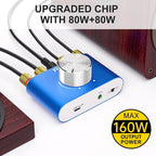 Facmogu F900S 160W Mini Bluetooth 5.0 Power Amplifier, 2 Channel 80Wx2 Stereo - Image 4